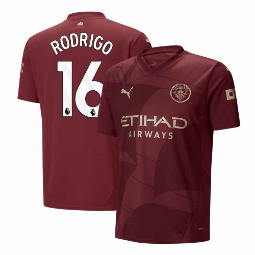Manchester City RODRIGO #16 Third Away Soccer Jersey