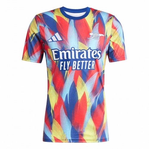 Arsenal Pre-Match Soccer Jersey 2025/26 Colorful