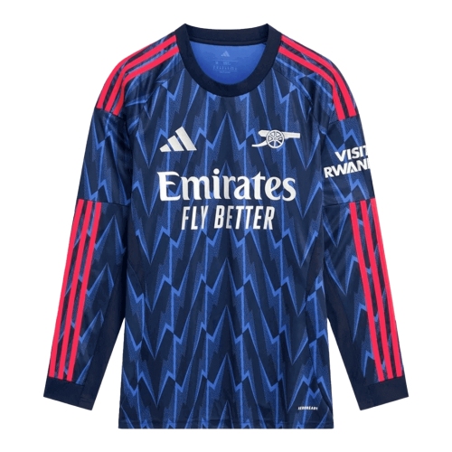 Arsenal Long Sleeve Away Soccer Jersey 2025/26